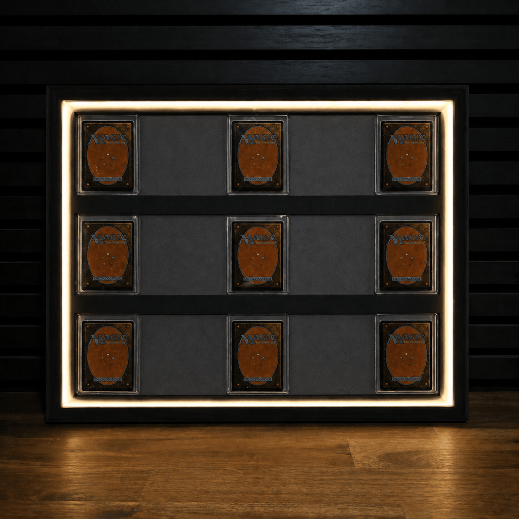 Toploader 2 Card Trading Card Display Frame Case – Custom Lumen Slide I LED Frame | Pokémon • MTG • Yu - Gi - Oh • One Piece • Sports Cards - The Card Collective