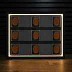 Toploader 2 Card Trading Card Display Frame Case – Custom Lumen Slide I LED Frame | Pokémon • MTG • Yu - Gi - Oh • One Piece • Sports Cards - The Card Collective