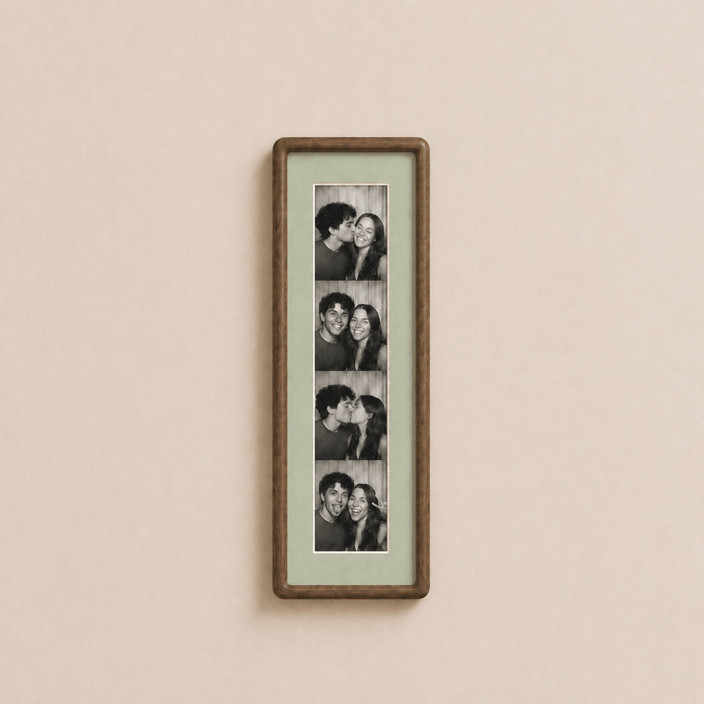 Photo Strip Display Frame – Custom Frame for Photobooth Prints - The Card Collective
