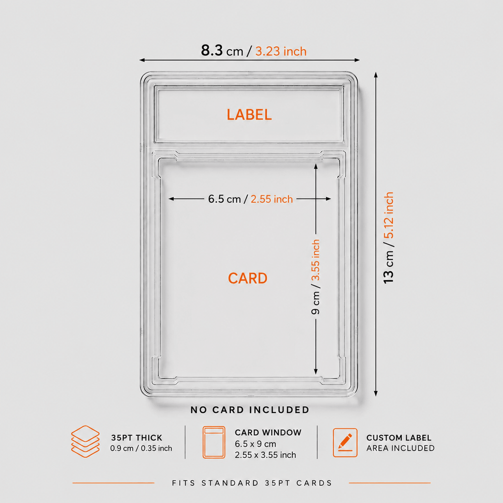 Empty Graded Slab for Trading Cards | PSA / BGS Style 35PT | Pokémon • MTG • Yu - Gi - Oh • Sports Cards - The Card Collective