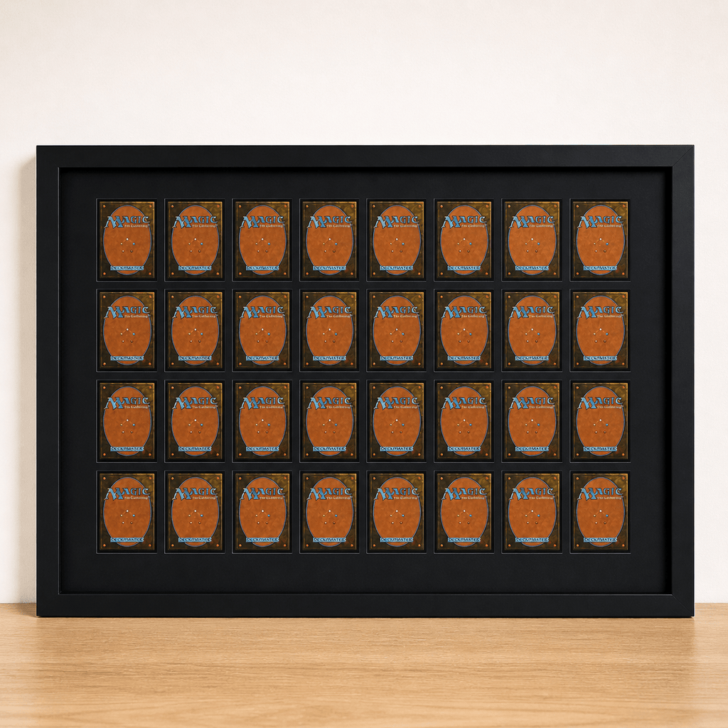 32–35 Card Raw Trading Card Display Frame Case – Custom Frame | Pokémon • MTG • Yu - Gi - Oh • One Piece • Sports Cards - The Card Collective
