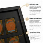 50–56 Card Raw Trading Card Display Frame Case – Custom Frame | Pokémon • MTG • Yu - Gi - Oh • One Piece • Sports Cards - The Card Collective