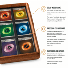 12 Card Trading Card Display Frame Case – Custom Arc V Curved Hardwood Frame | Pokémon • MTG • Yu - Gi - Oh • One Piece • Sports Cards - The Card Collective