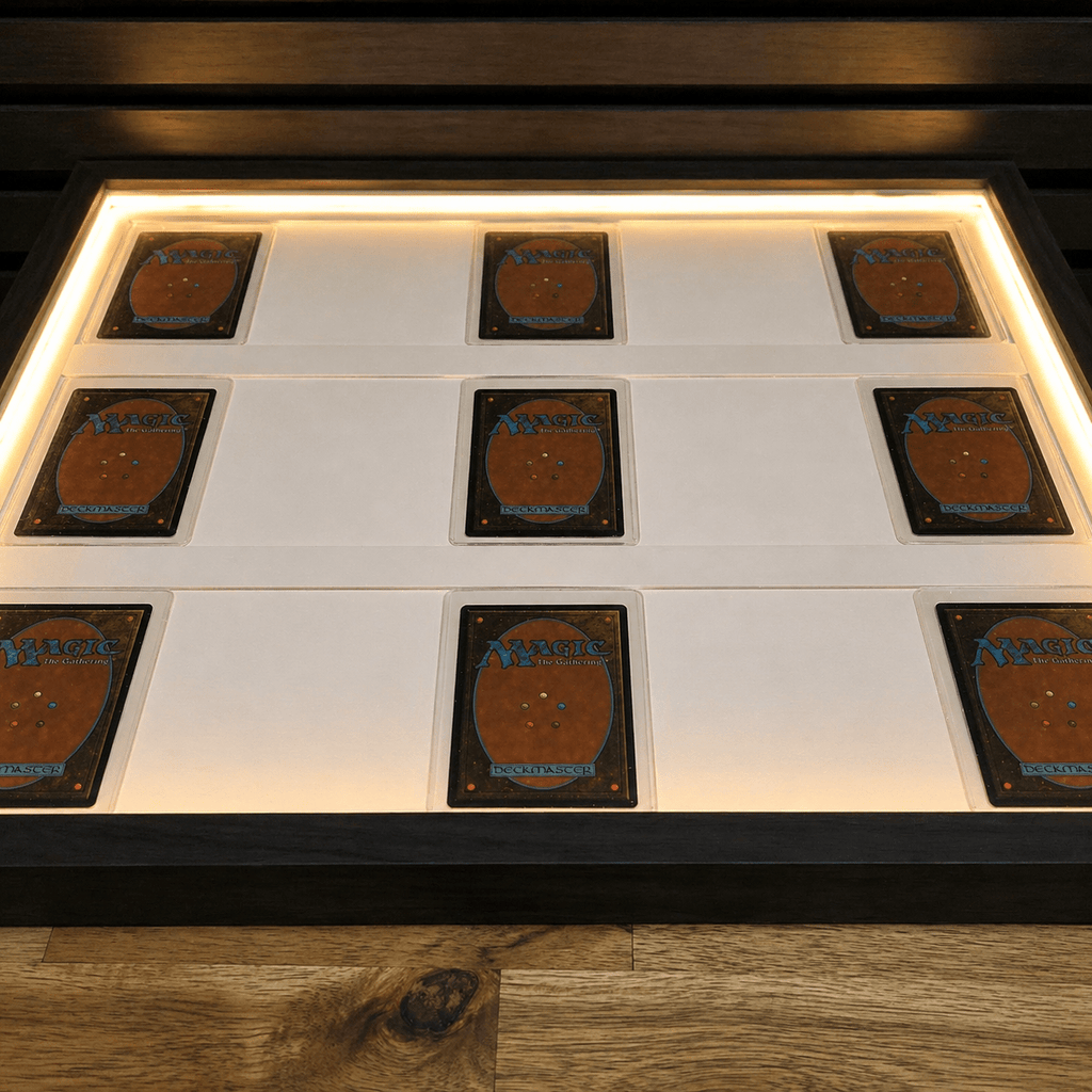 Toploader 2 Card Trading Card Display Frame Case – Custom Lumen Slide I LED Frame | Pokémon • MTG • Yu - Gi - Oh • One Piece • Sports Cards - The Card Collective