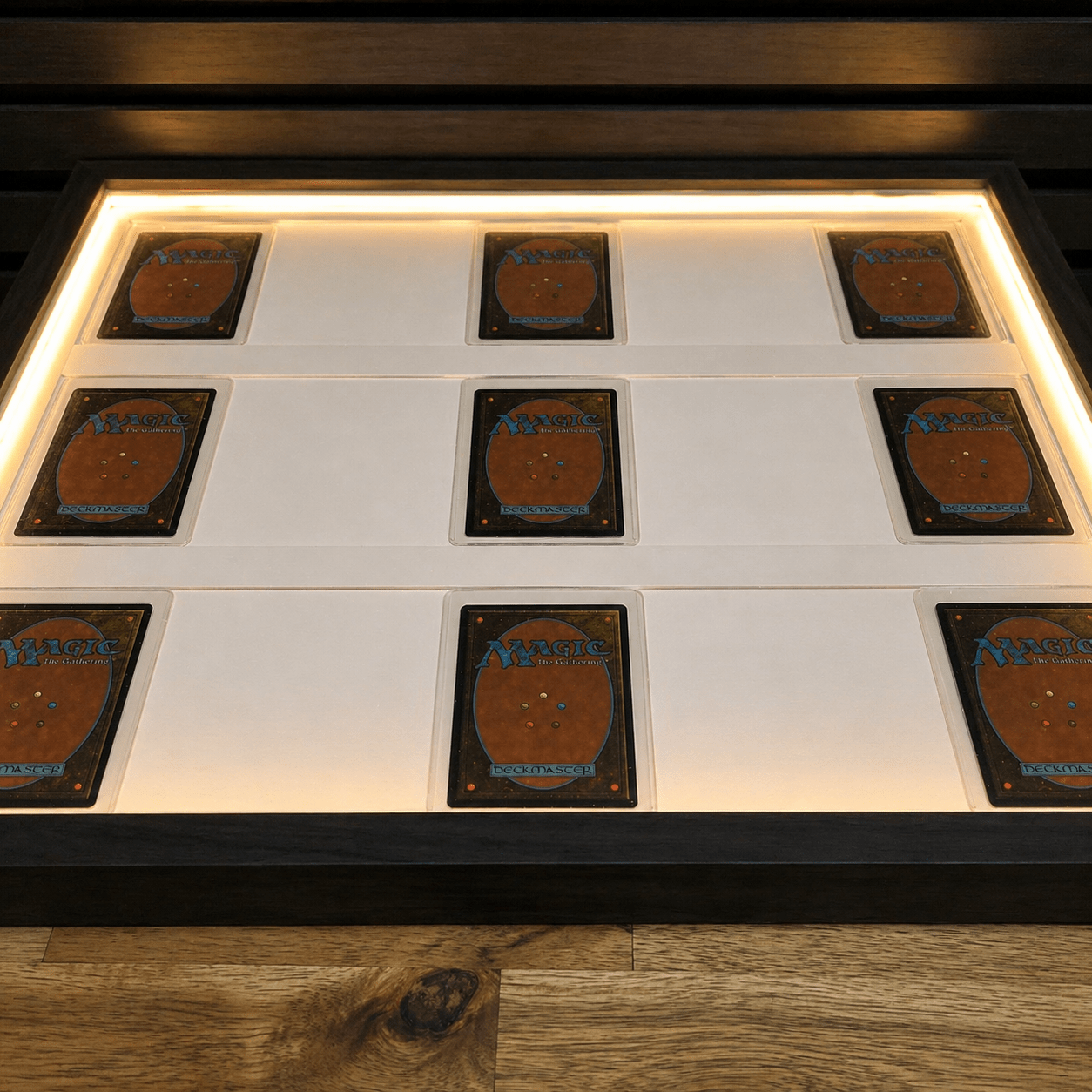 Toploader 2 Card Trading Card Display Frame Case – Custom Lumen Slide I LED Frame | Pokémon • MTG • Yu - Gi - Oh • One Piece • Sports Cards - The Card Collective