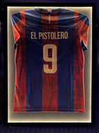 LED Sports Jersey Display Frame Case – Custom Colour Background | Football • Soccer • Basketball • Rugby • Baseball • Hockey