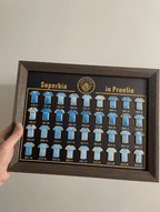 Football Club Evolution Jersey Display Frame | Soccer Memorabilia Gift | Manchester United, Arsenal & More - The Card Collective
