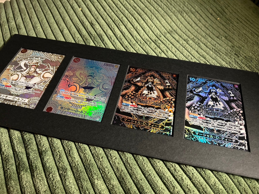 Trading Card Display Frame Case Matboard Insert – Fully Custom Layout Cutouts for Pokémon • MTG • Yu - Gi - Oh • One Piece • Sports Cards - The Card Collective
