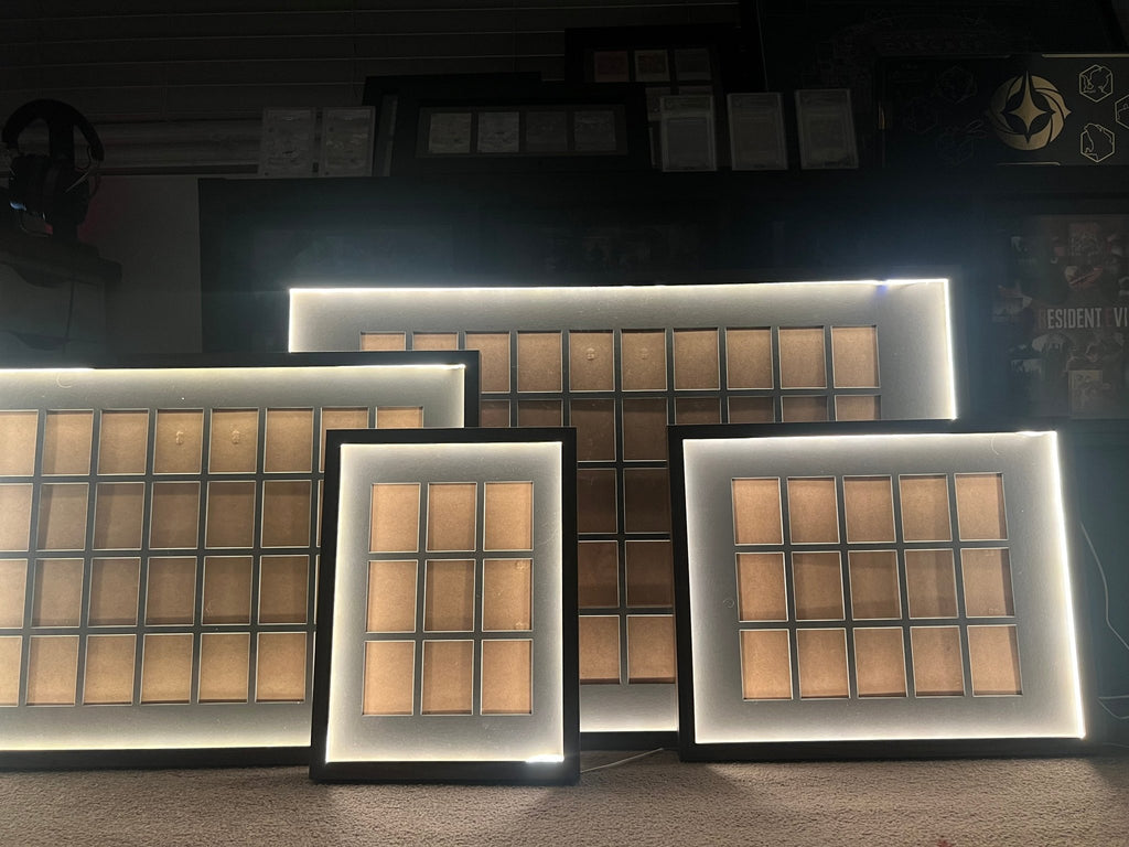 Trading Card Display Frame Case Matboard Insert – Fully Custom Layout Cutouts for Pokémon • MTG • Yu - Gi - Oh • One Piece • Sports Cards - The Card Collective