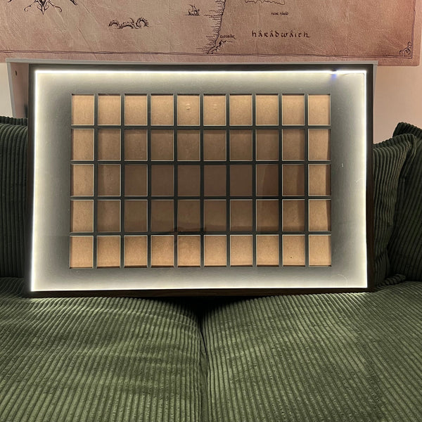 50–56 Card Trading Card Display Frame Case – Custom Lumen IV LED Frame | Pokémon • MTG • Yu - Gi - Oh • One Piece • Sports Cards - The Card Collective