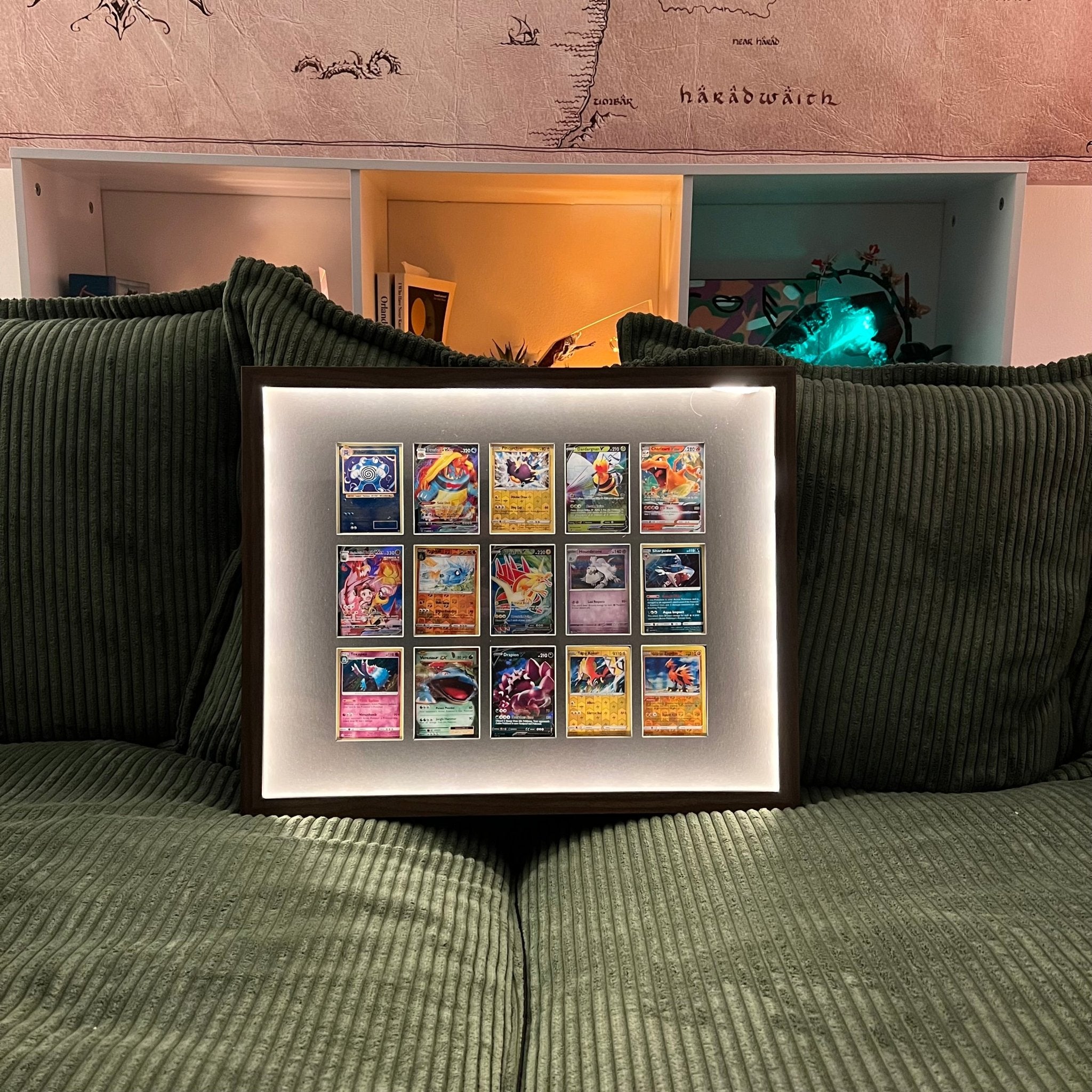 1516 Card Trading Card Display Frame Case Custom Lumen II LED Frame The Card Collective 1516 Card Trading Card Display Frame Case Custom Lumen II LED Frame The Card Collective