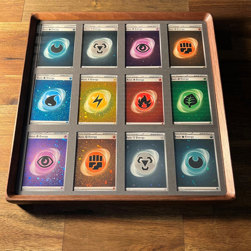12 Card Trading Card Display Frame Case – Custom Arc V Curved Hardwood Frame | Pokémon • MTG • Yu - Gi - Oh • One Piece • Sports Cards - The Card Collective