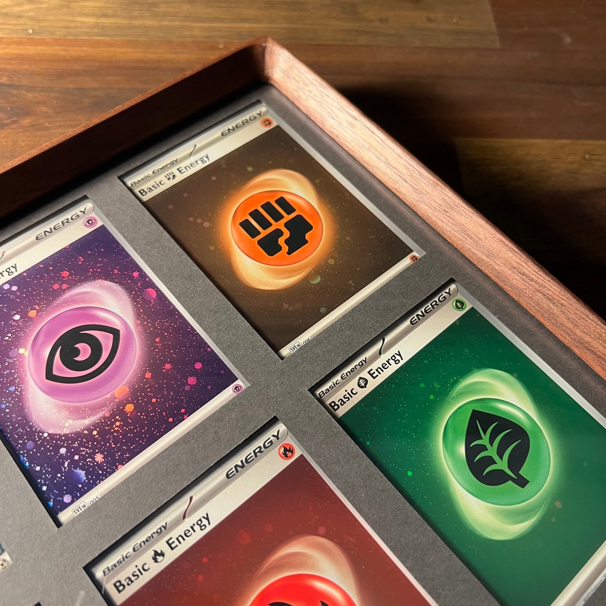 12 Card Trading Card Display Frame Case – Custom Arc V Curved Hardwood Frame | Pokémon • MTG • Yu - Gi - Oh • One Piece • Sports Cards - The Card Collective