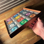 12 Card Trading Card Display Frame Case – Custom Arc V Curved Hardwood Frame | Pokémon • MTG • Yu - Gi - Oh • One Piece • Sports Cards - The Card Collective