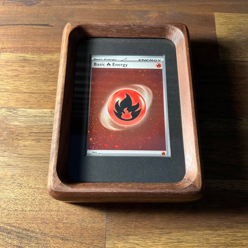 1 Card Trading Card Display Frame Case – Custom Arc Mini Curved Hardwood Frame | Pokémon • MTG • Yu - Gi - Oh • One Piece • Sports Cards - The Card Collective