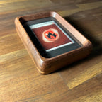1 Card Trading Card Display Frame Case – Custom Arc Mini Curved Hardwood Frame | Pokémon • MTG • Yu - Gi - Oh • One Piece • Sports Cards - The Card Collective