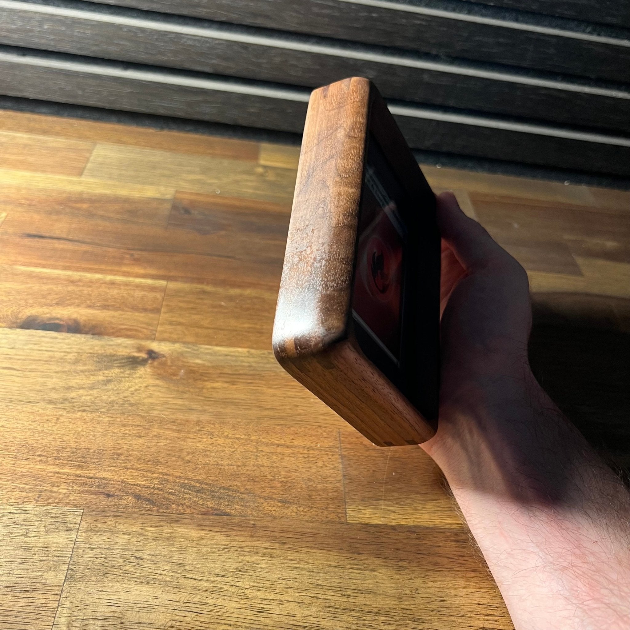 1 Card Trading Card Display Frame Case – Custom Arc Mini Curved Hardwood Frame | Pokémon • MTG • Yu - Gi - Oh • One Piece • Sports Cards - The Card Collective