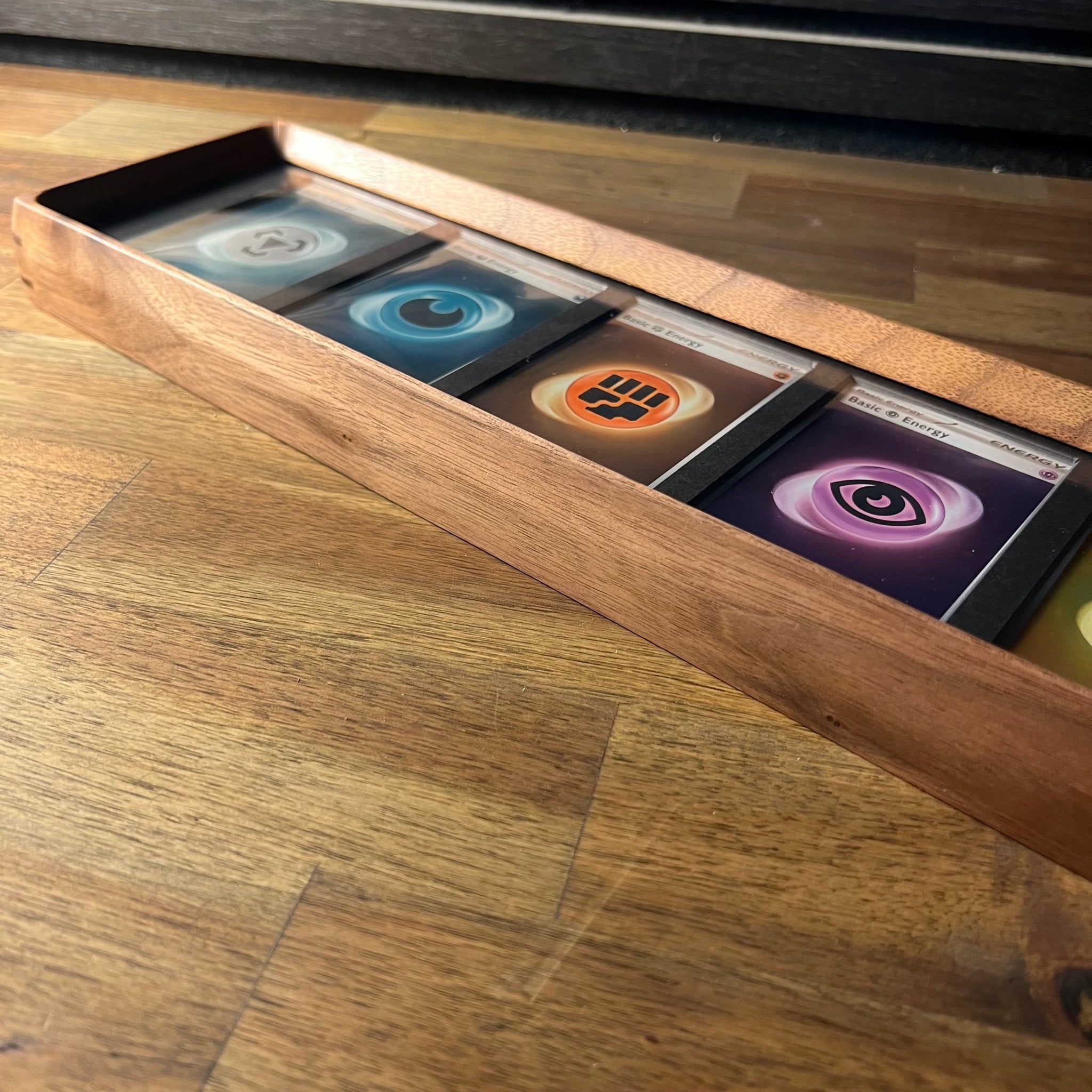 3–5 Card Trading Card Display Frame Case – Custom Arc III Curved Hardwood Frame | Pokémon • MTG • Yu - Gi - Oh • One Piece • Sports Cards - The Card Collective