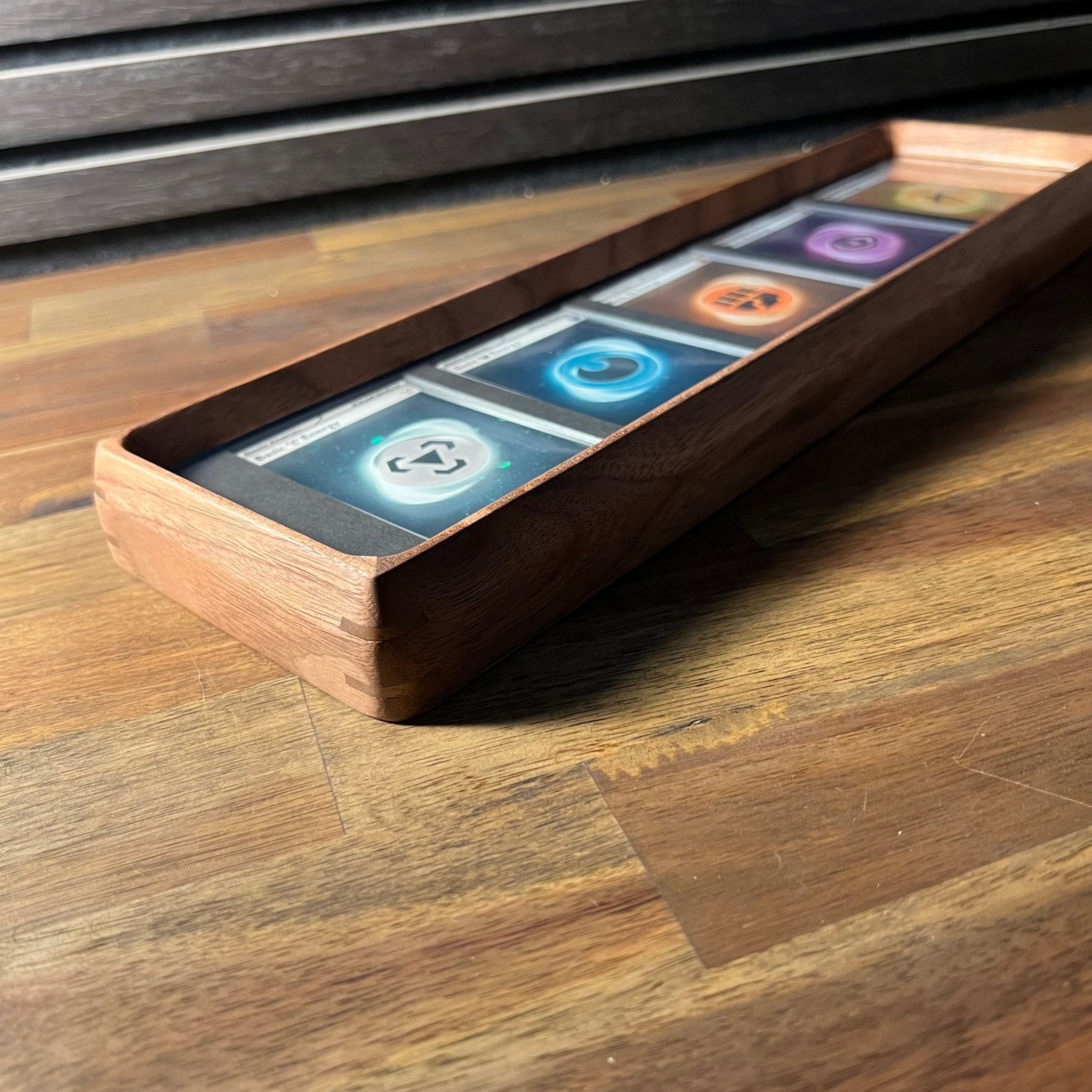 3–5 Card Trading Card Display Frame Case – Custom Arc III Curved Hardwood Frame | Pokémon • MTG • Yu - Gi - Oh • One Piece • Sports Cards - The Card Collective