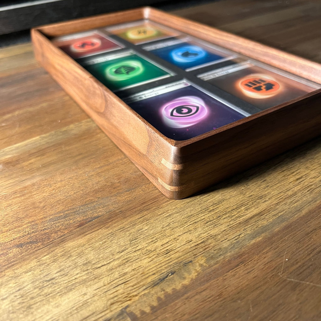 4–6 Card Trading Card Display Frame Case – Custom Arc IV Curved Hardwood Frame | Pokémon • MTG • Yu - Gi - Oh • One Piece • Sports Cards - The Card Collective
