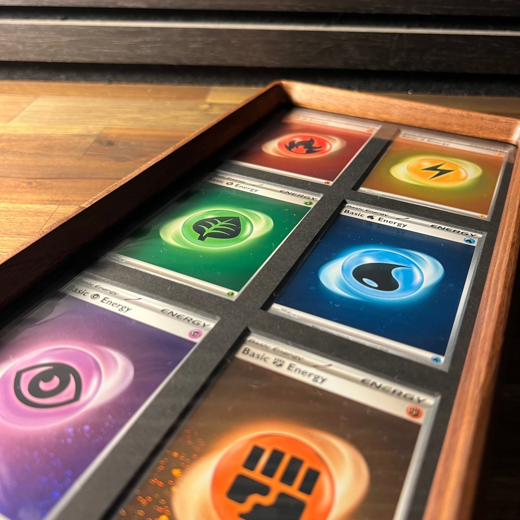 4–6 Card Trading Card Display Frame Case – Custom Arc IV Curved Hardwood Frame | Pokémon • MTG • Yu - Gi - Oh • One Piece • Sports Cards - The Card Collective