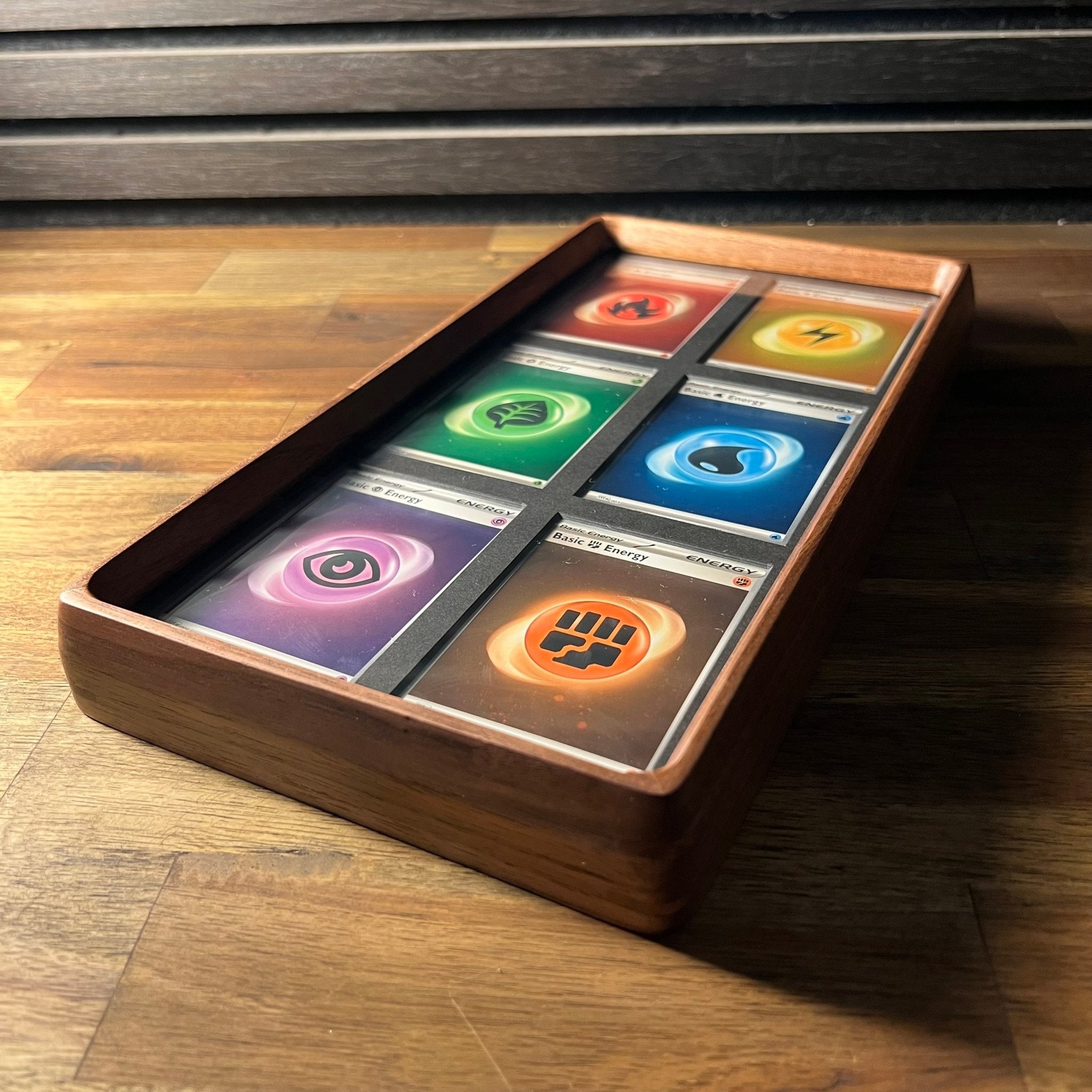 4–6 Card Trading Card Display Frame Case – Custom Arc IV Curved Hardwood Frame | Pokémon • MTG • Yu - Gi - Oh • One Piece • Sports Cards - The Card Collective