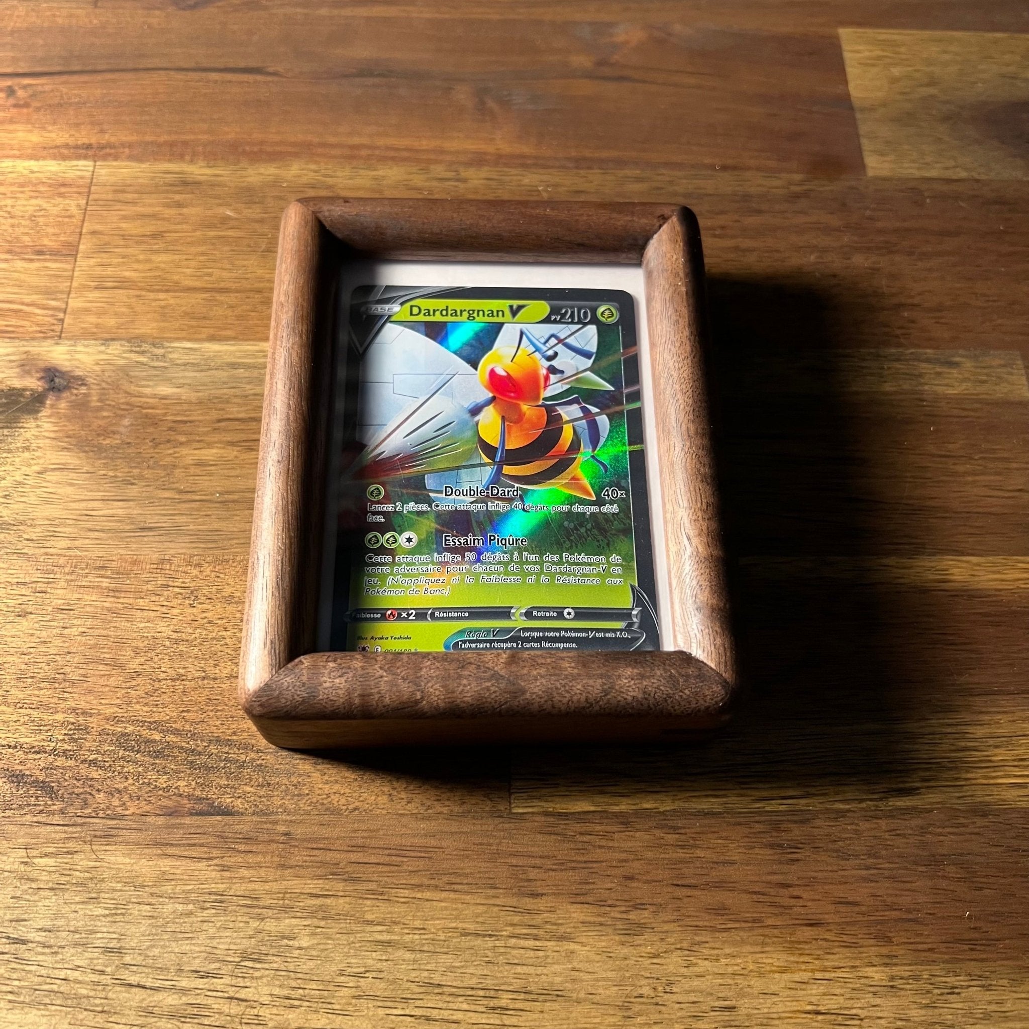 SnapFrame – Toploader Magnetic Curved Solid Wood Raw Trading Card Display Frame Case for Pokémon, MTG, Yu - Gi - Oh! & One Piece - The Card Collective