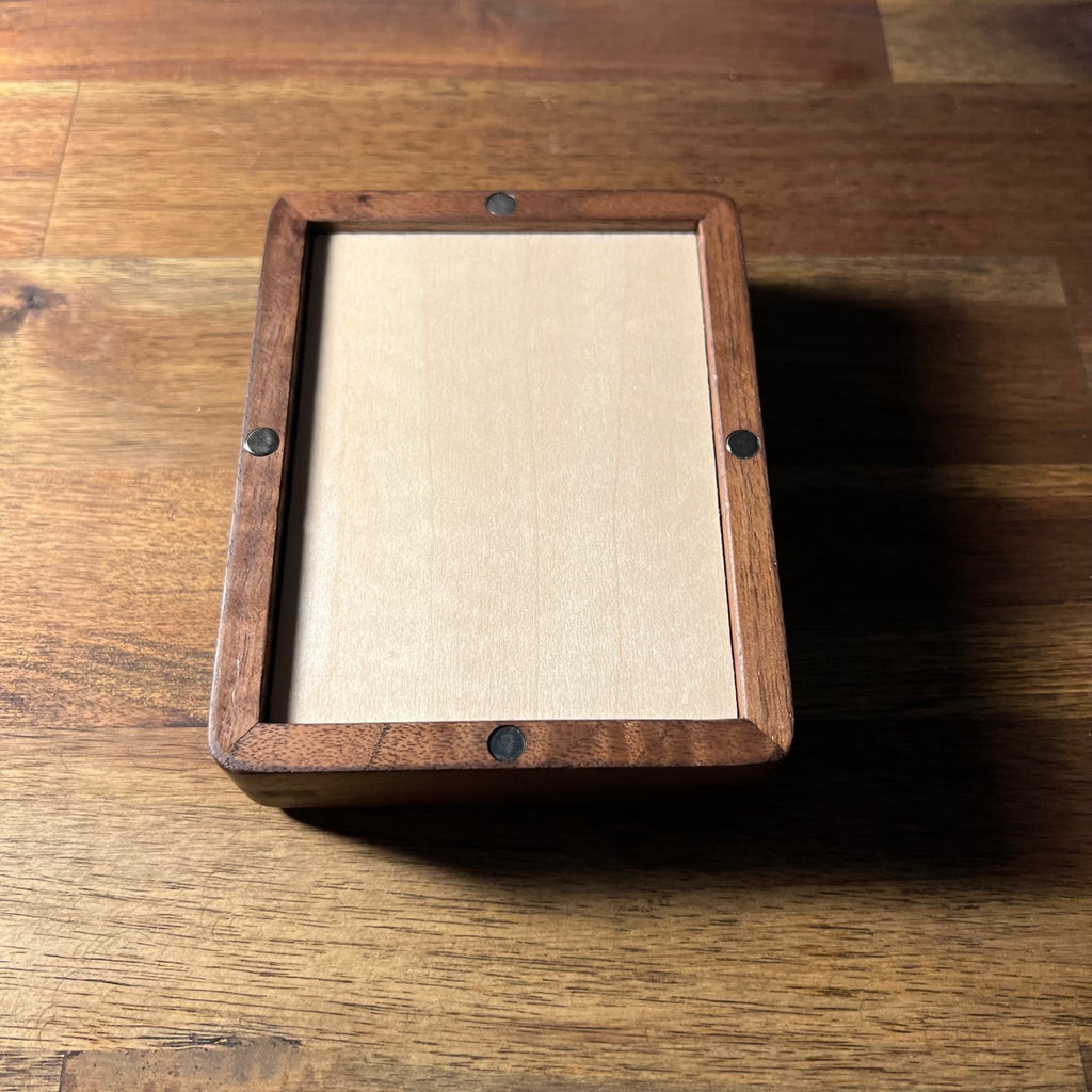 SnapFrame – Toploader Magnetic Curved Solid Wood Raw Trading Card Display Frame Case for Pokémon, MTG, Yu - Gi - Oh! & One Piece - The Card Collective