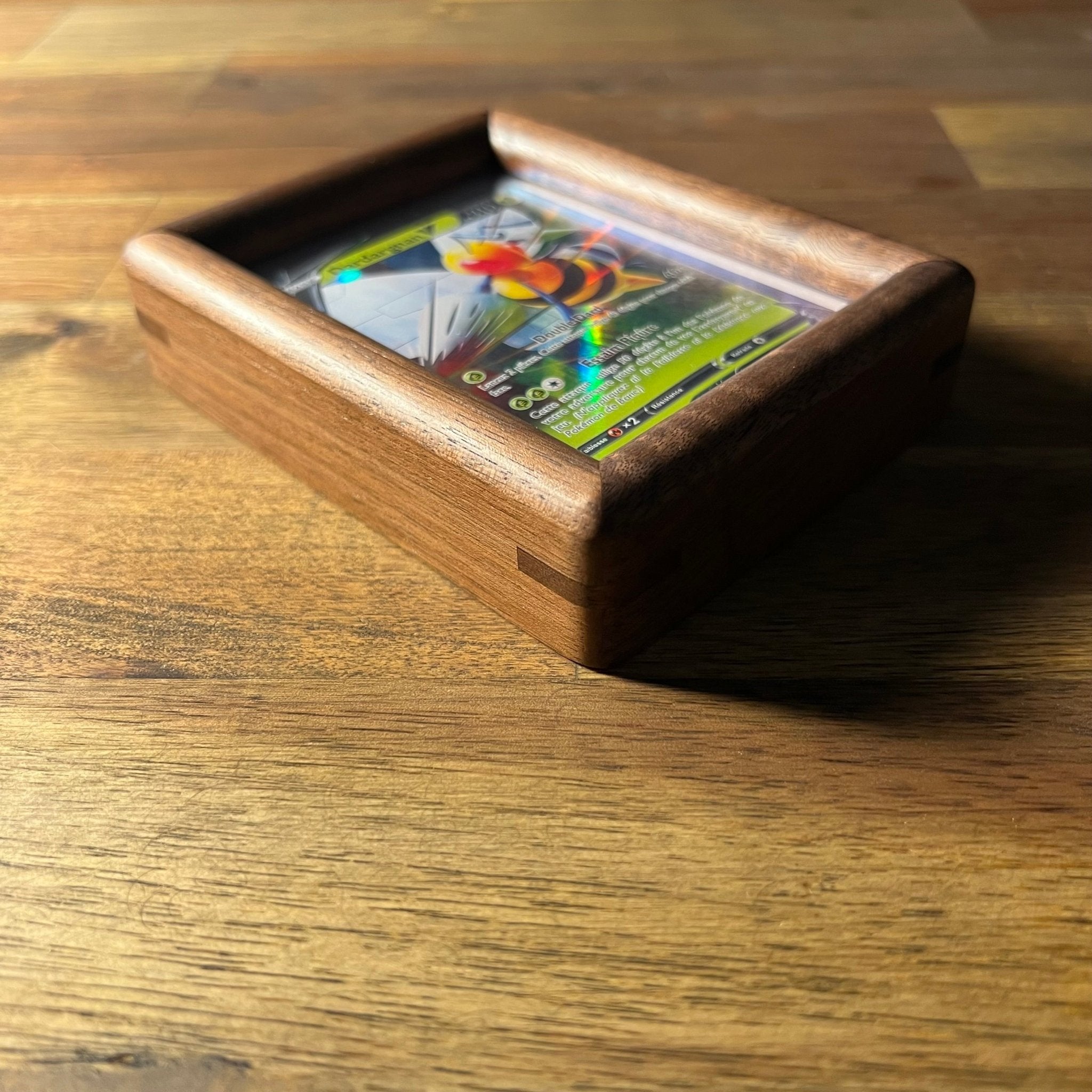 SnapFrame – Toploader Magnetic Curved Solid Wood Raw Trading Card Display Frame Case for Pokémon, MTG, Yu - Gi - Oh! & One Piece - The Card Collective