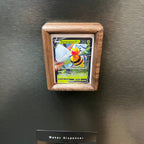 SnapFrame – Toploader Magnetic Curved Solid Wood Raw Trading Card Display Frame Case for Pokémon, MTG, Yu - Gi - Oh! & One Piece - The Card Collective