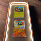 12 Card Trading Card Display Frame Case – Custom Arc V Curved Hardwood Frame | Pokémon • MTG • Yu - Gi - Oh • One Piece • Sports Cards - The Card Collective