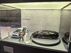1/64 Rotating Acrylic Car Display Case Shelf | LED Display Box & Showroom Garage - The Card Collective
