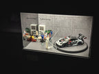 1/64 Rotating Acrylic Car Display Case Shelf | LED Display Box & Showroom Garage - The Card Collective