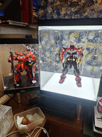 Premium Dual-Lit LED Acrylic Display Case | Dustproof Display Box & Shelf for LEGO, Statues, Models & Memorabilia - The Card Collective
