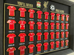 Football Club Evolution Jersey Display Frame | Soccer Memorabilia Gift | Manchester United, Arsenal & More - The Card Collective