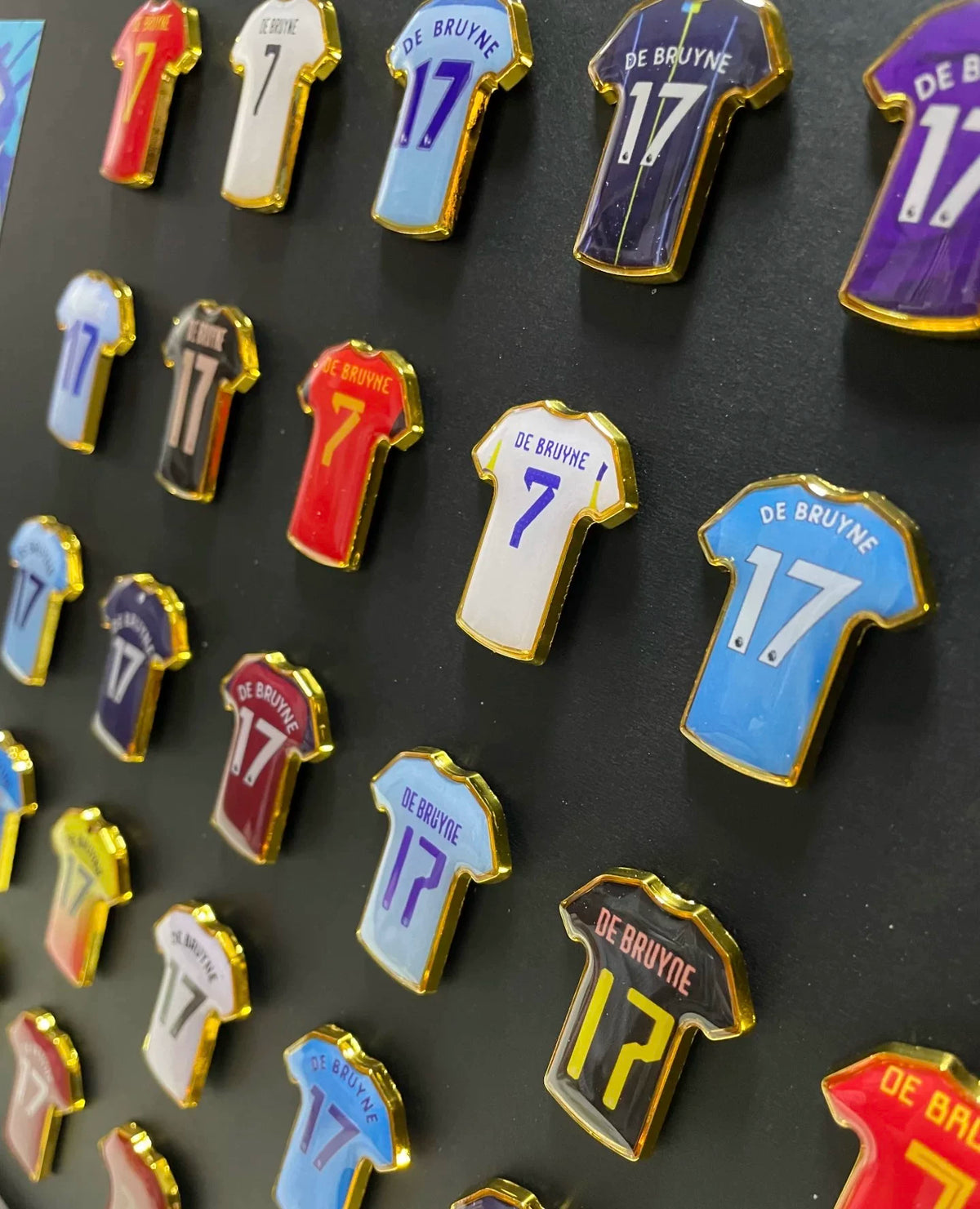 Football Club Evolution Jersey Display Frame | Soccer Memorabilia Gift | Manchester United, Arsenal & More - The Card Collective