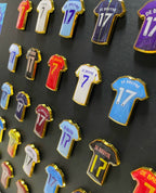 Football Club Evolution Jersey Display Frame | Soccer Memorabilia Gift | Manchester United, Arsenal & More - The Card Collective