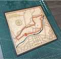 Shanghai Circuit Wall Art | Laser Engraved Wood • Chinese GP • Motorsport Gift - The Card Collective