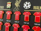 Football Club Evolution Jersey Display Frame | Soccer Memorabilia Gift | Manchester United, Arsenal & More - The Card Collective