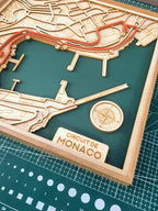 Shanghai Circuit Wall Art | Laser Engraved Wood • Chinese GP • Motorsport Gift - The Card Collective
