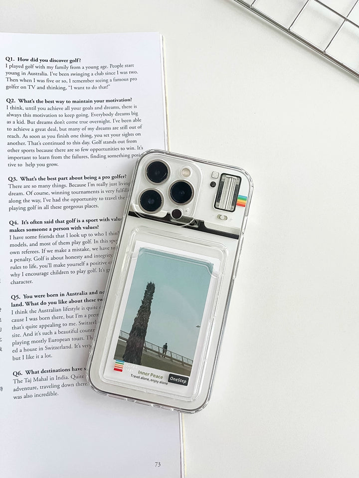 Personalised Photo Phone Case | iPhone | Instax Mini Print Holder - The Card Collective