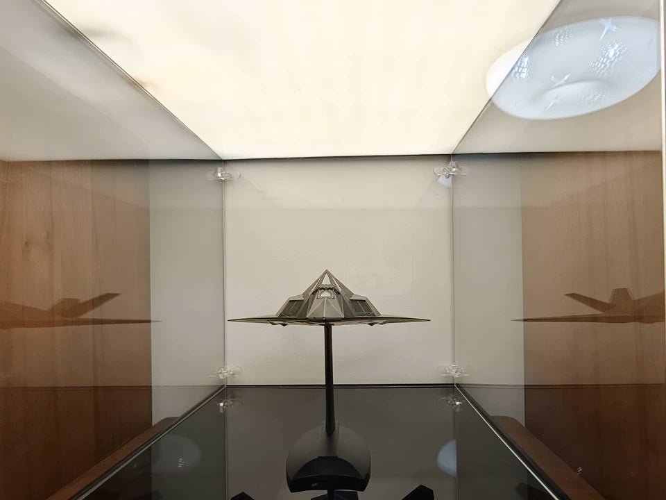 Premium Dual-Lit LED Acrylic Display Case | Dustproof Display Box & Shelf for LEGO, Statues, Models & Memorabilia - The Card Collective