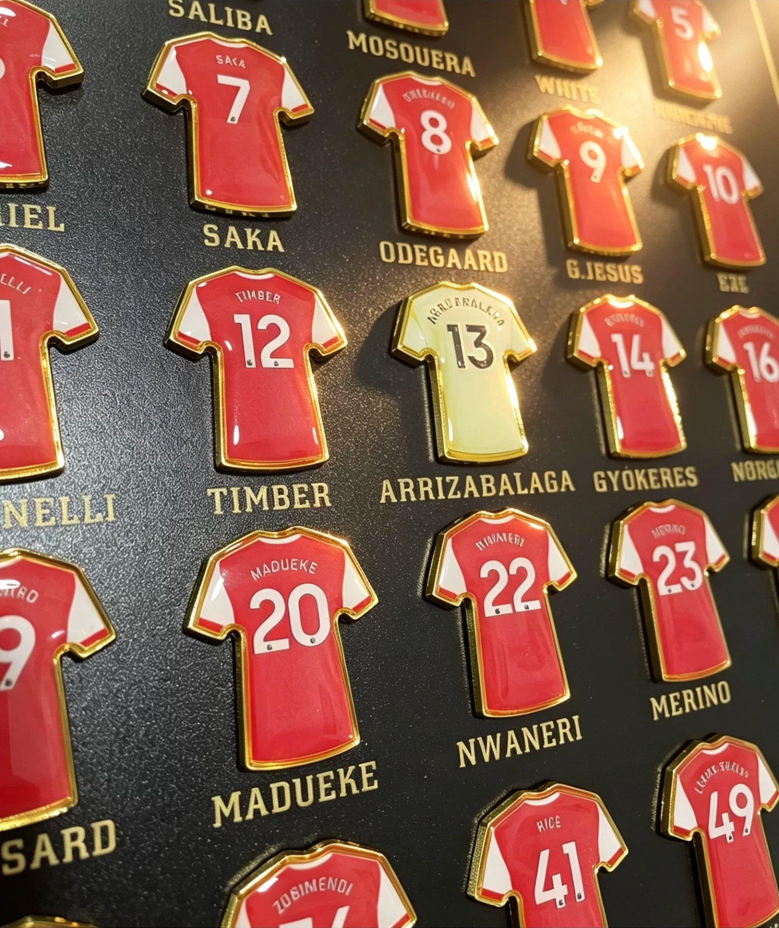 Football Club Evolution Jersey Display Frame | Soccer Memorabilia Gift | Manchester United, Arsenal & More - The Card Collective