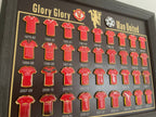 Football Club Evolution Jersey Display Frame | Soccer Memorabilia Gift | Manchester United, Arsenal & More - The Card Collective