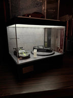 1/64 Rotating Acrylic Car Display Case Shelf | LED Display Box & Showroom Garage - The Card Collective