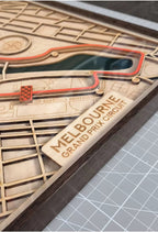 Shanghai Circuit Wall Art | Laser Engraved Wood • Chinese GP • Motorsport Gift - The Card Collective