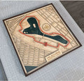 Shanghai Circuit Wall Art | Laser Engraved Wood • Chinese GP • Motorsport Gift - The Card Collective