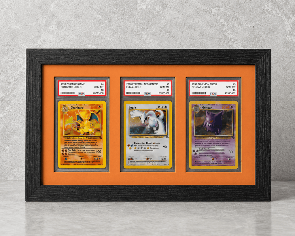 1 - 9 PSA Graded Slab Trading Card Display Frame Case – Custom Colour Frame | Pokémon • MTG • Yu - Gi - Oh • One Piece • Sports Cards - The Card Collective