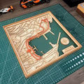 Shanghai Circuit Wall Art | Laser Engraved Wood • Chinese GP • Motorsport Gift - The Card Collective