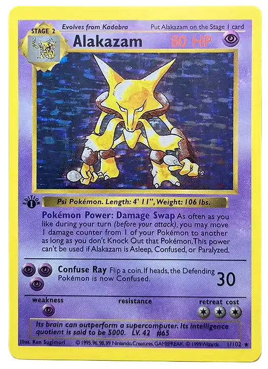 Pokémon Holographic 1st Edition Kanto Proxy Card Collection - The Card Collective
